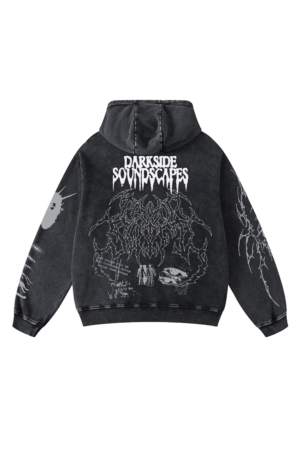 Nightmare Designed Oversized Hoodie