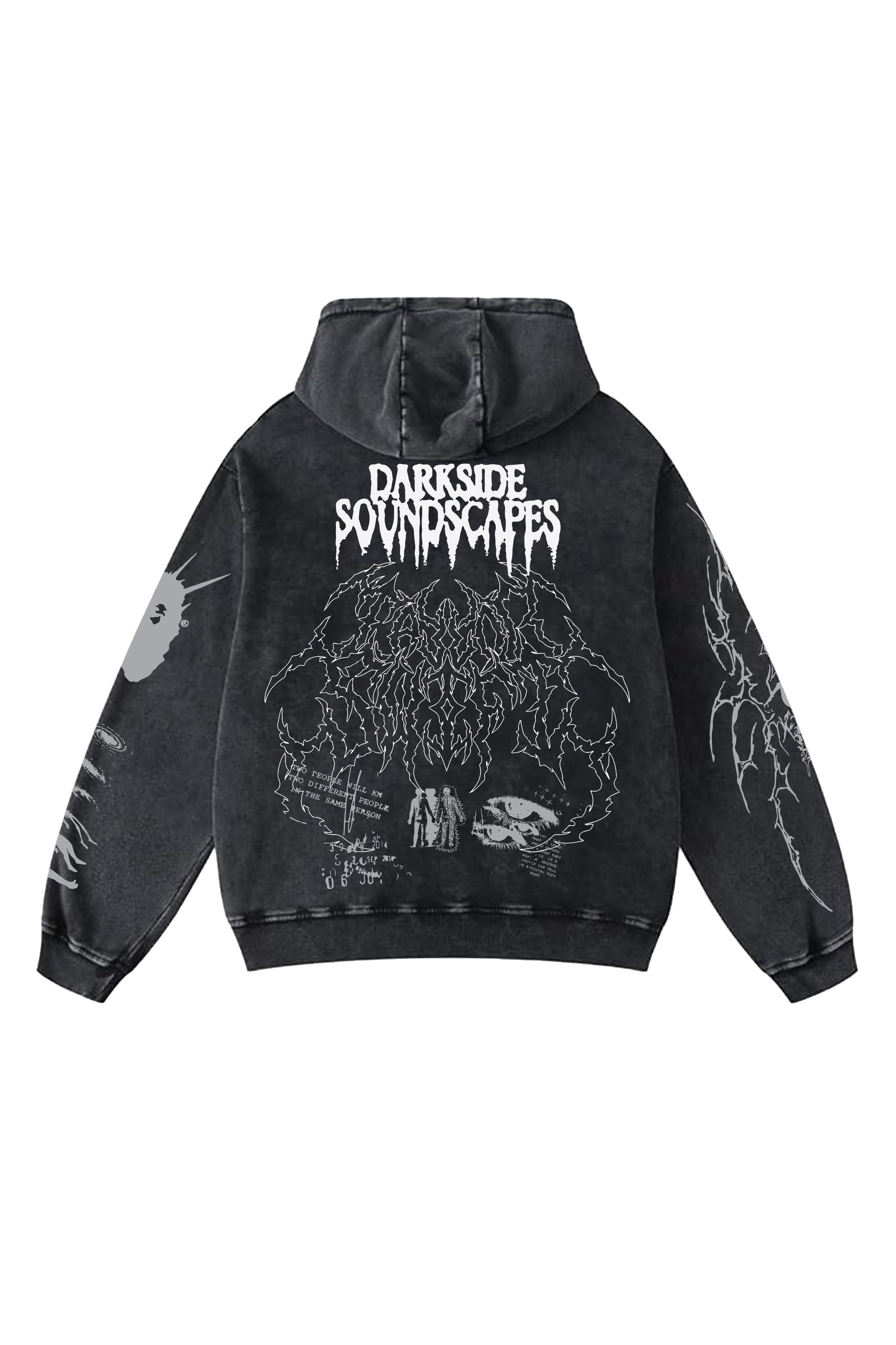 Nightmare Designed Oversized Hoodie
