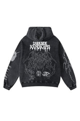 Nightmare Designed Oversized Hoodie