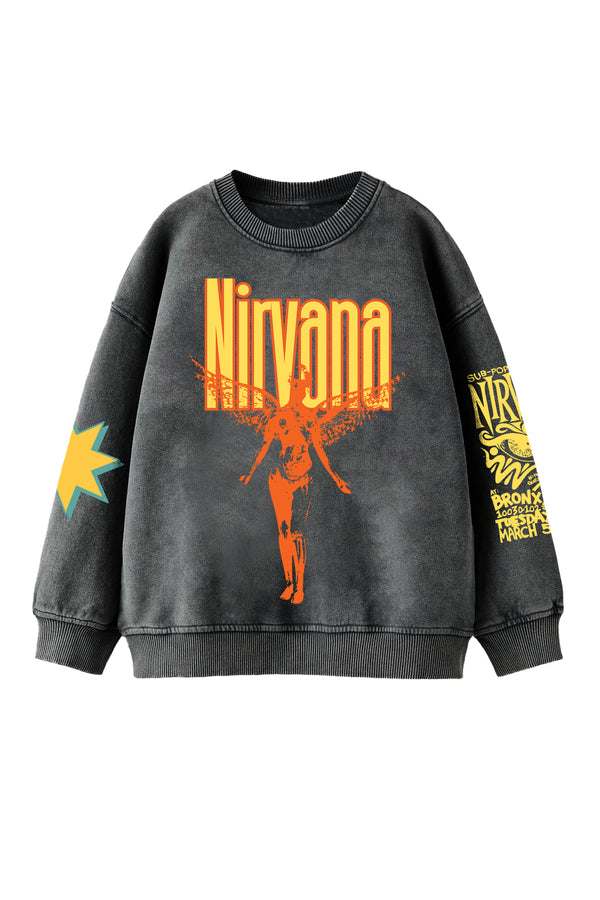 Nirvana Designed Oversized Sweatshirt