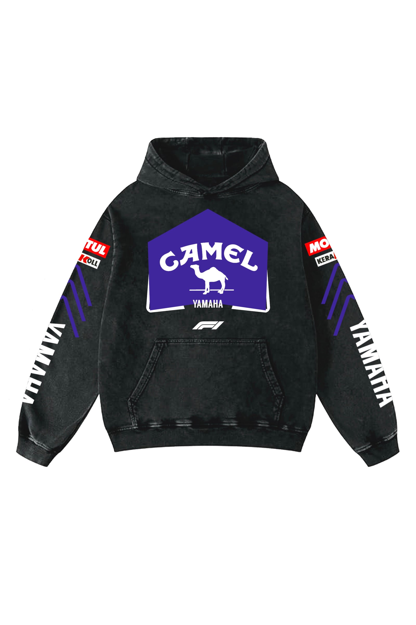 【SATIIIZ】Yamaha Vintage Quilted Hood Jumper SATIIIZ】Yamaha Vintage Quilted Hood Jumper
