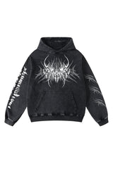 Infernal Designed Oversized Hoodie