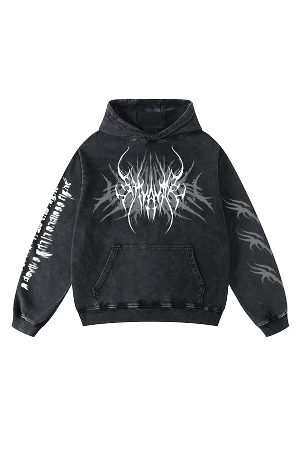 Infernal Designed Oversized Hoodie
