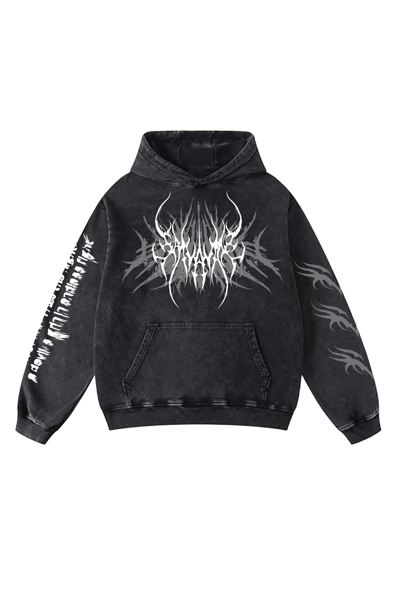 Infernal Designed Oversized Hoodie