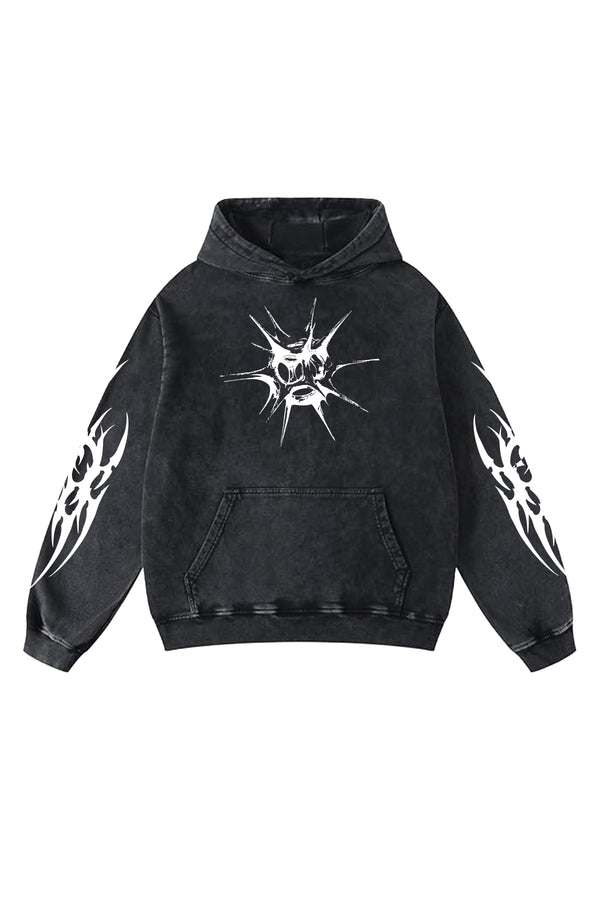 Curse Designed Oversized Hoodie