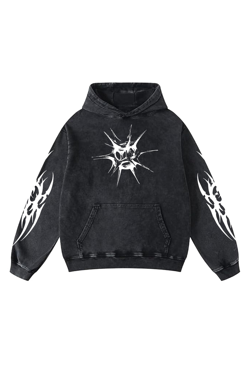 Curse Designed Oversized Hoodie
