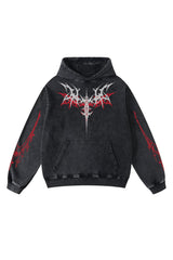 Sinister Designed Oversized Hoodie