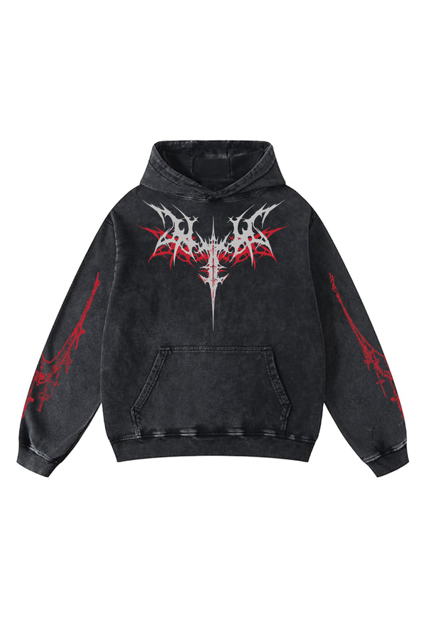 Sinister Designed Oversized Hoodie