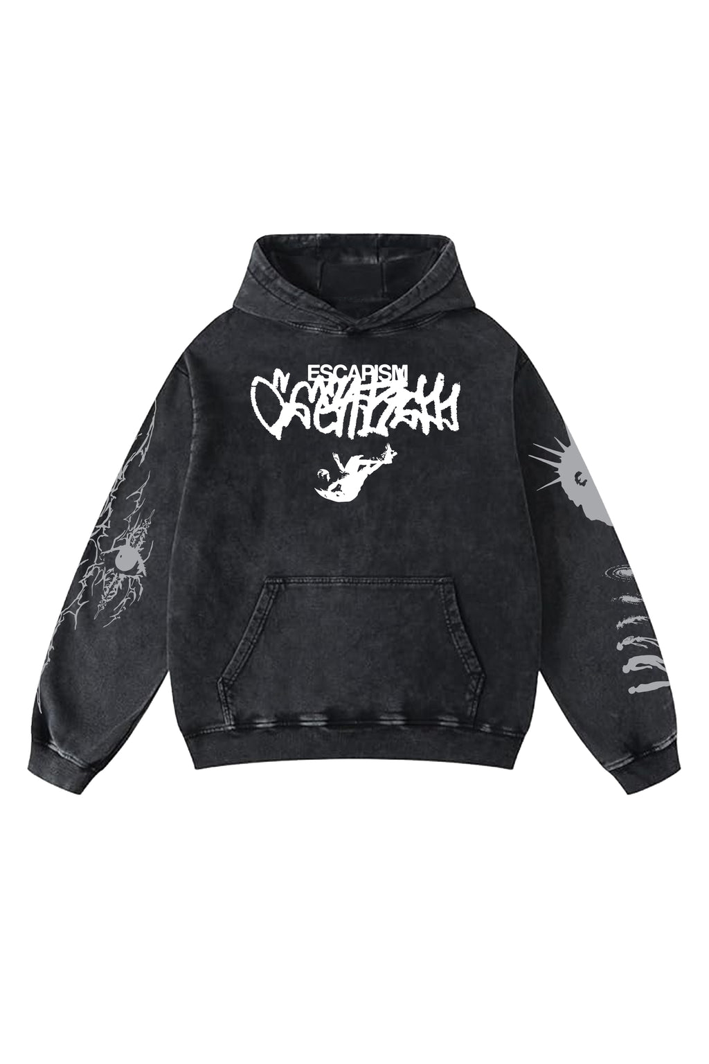 Nightmare Designed Oversized Hoodie