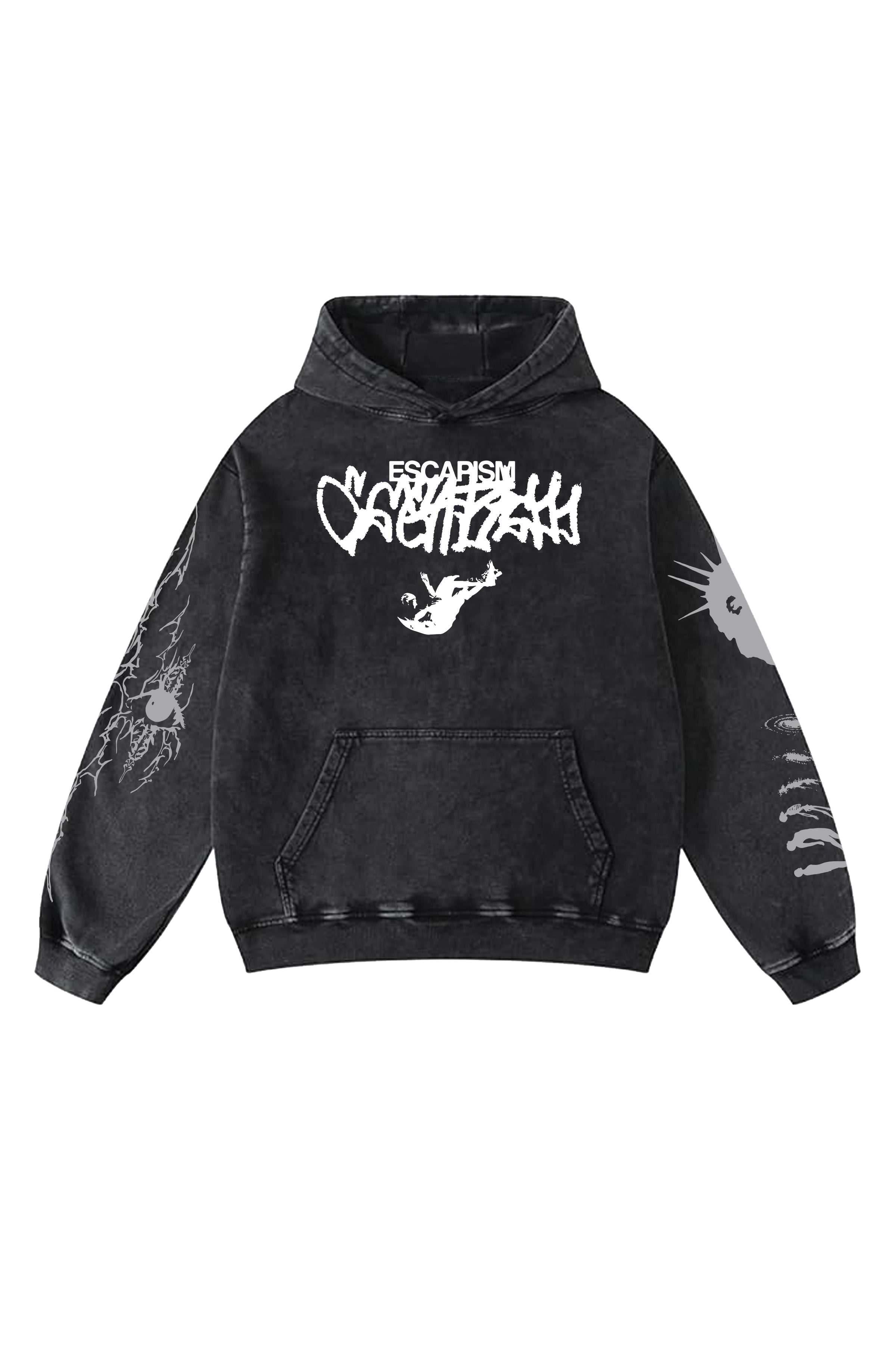 Nightmare Designed Oversized Hoodie