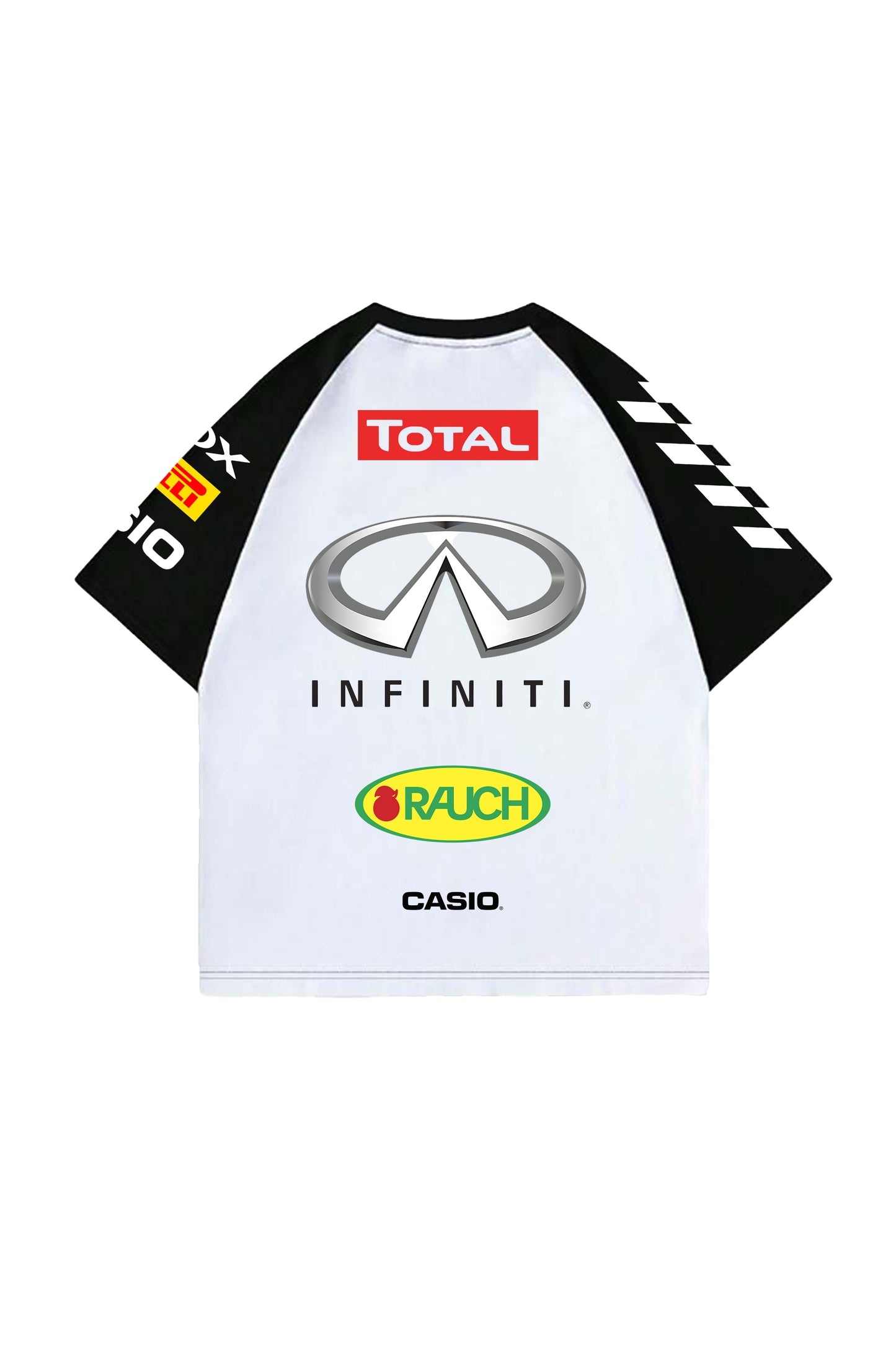 Red Bull Infiniti Ranglan Designed Oversized T-shirt