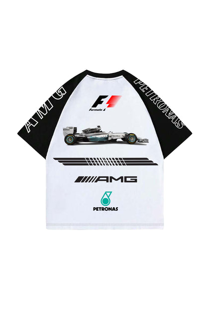 Mercedes AMG Ranglan Designed Oversized T-shirt