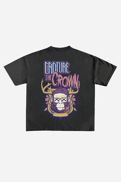 Capture The Crown Designed Oversized T-shirt