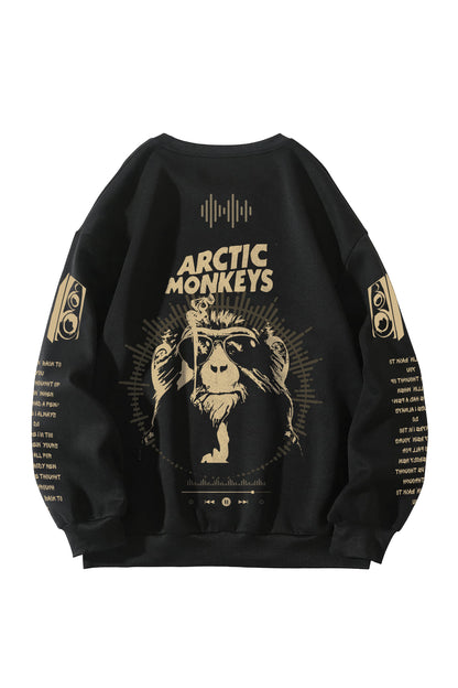 Arctic Monkeys Designed Oversized Sweatshirt