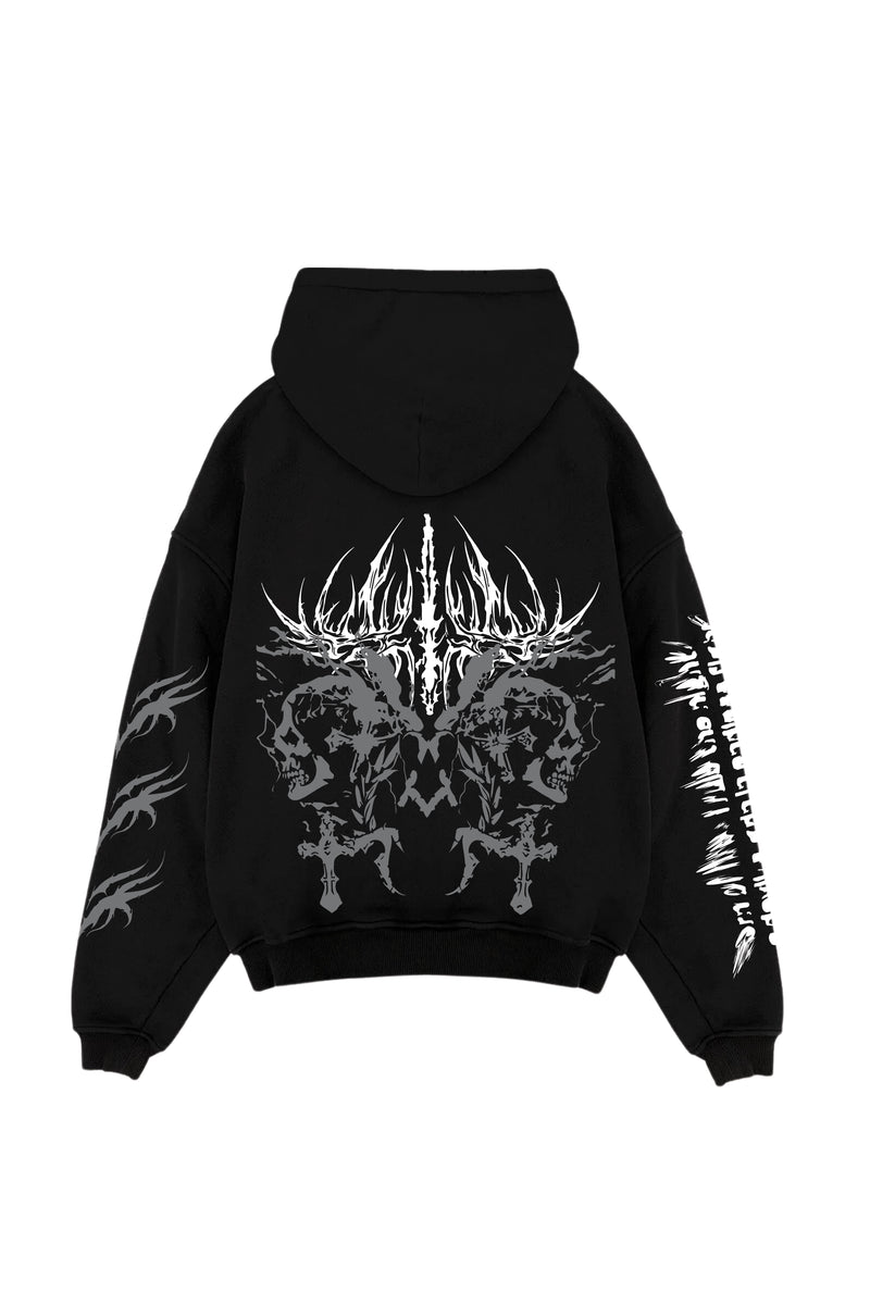 Infernal Designed Oversized Hoodie