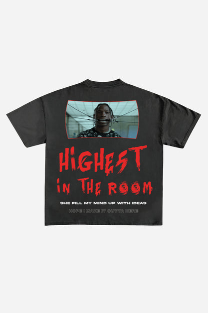 Highest In The Room Designed Oversized T-shirt