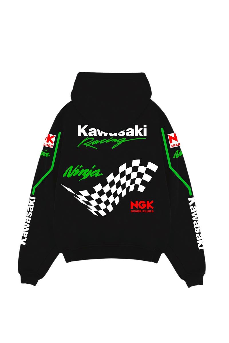 Kawasaki Designed Oversized Hoodie