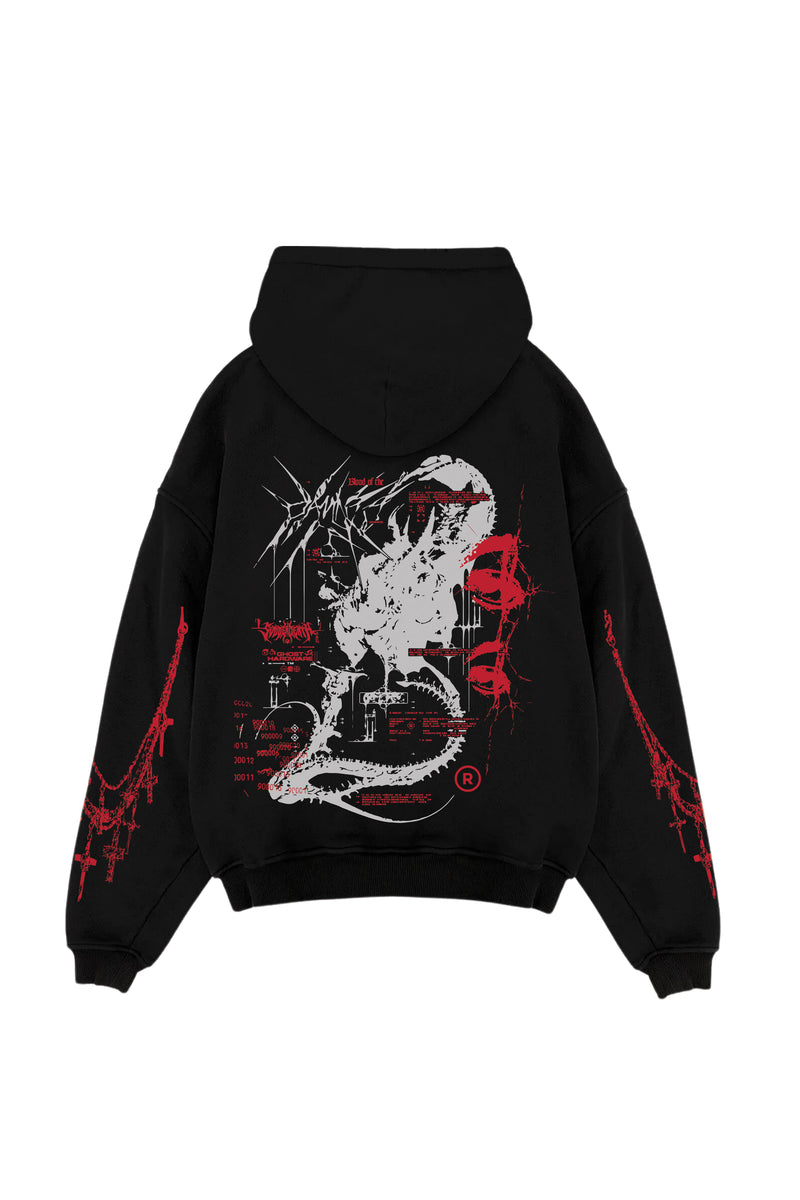 Sinister Designed Oversized Hoodie