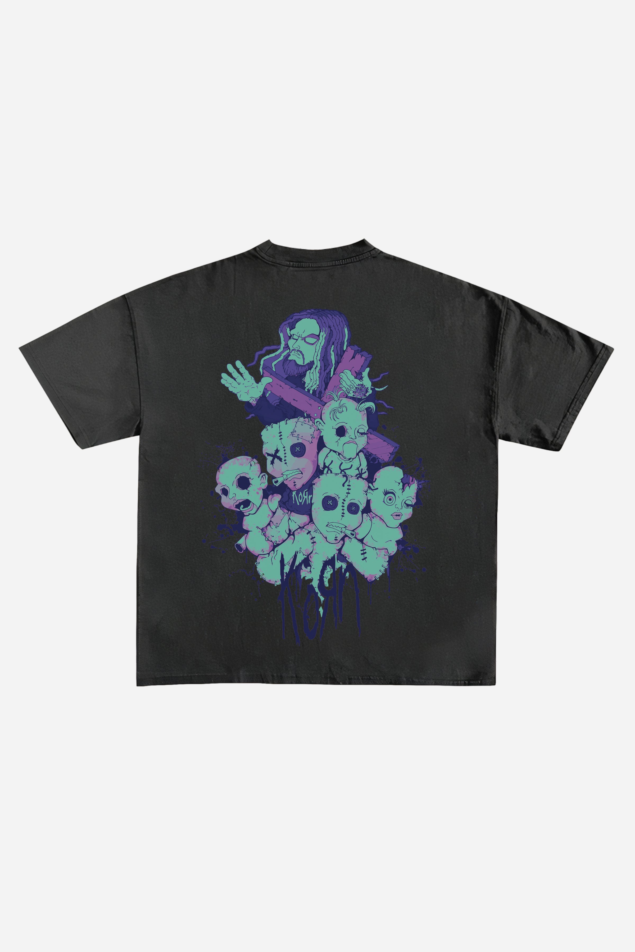 Korn Designed Oversized T-shirt