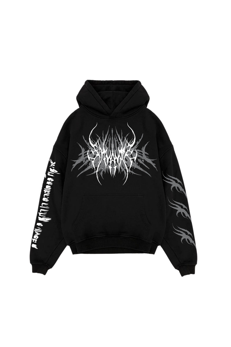 Infernal Designed Oversized Hoodie