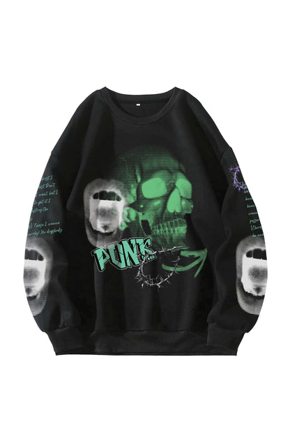 The Pistols Designed Oversized Sweatshirt