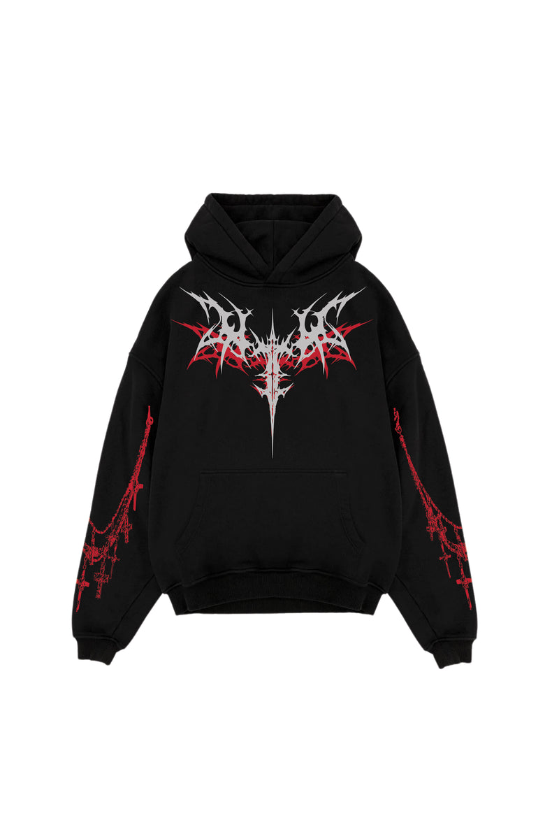 Sinister Designed Oversized Hoodie