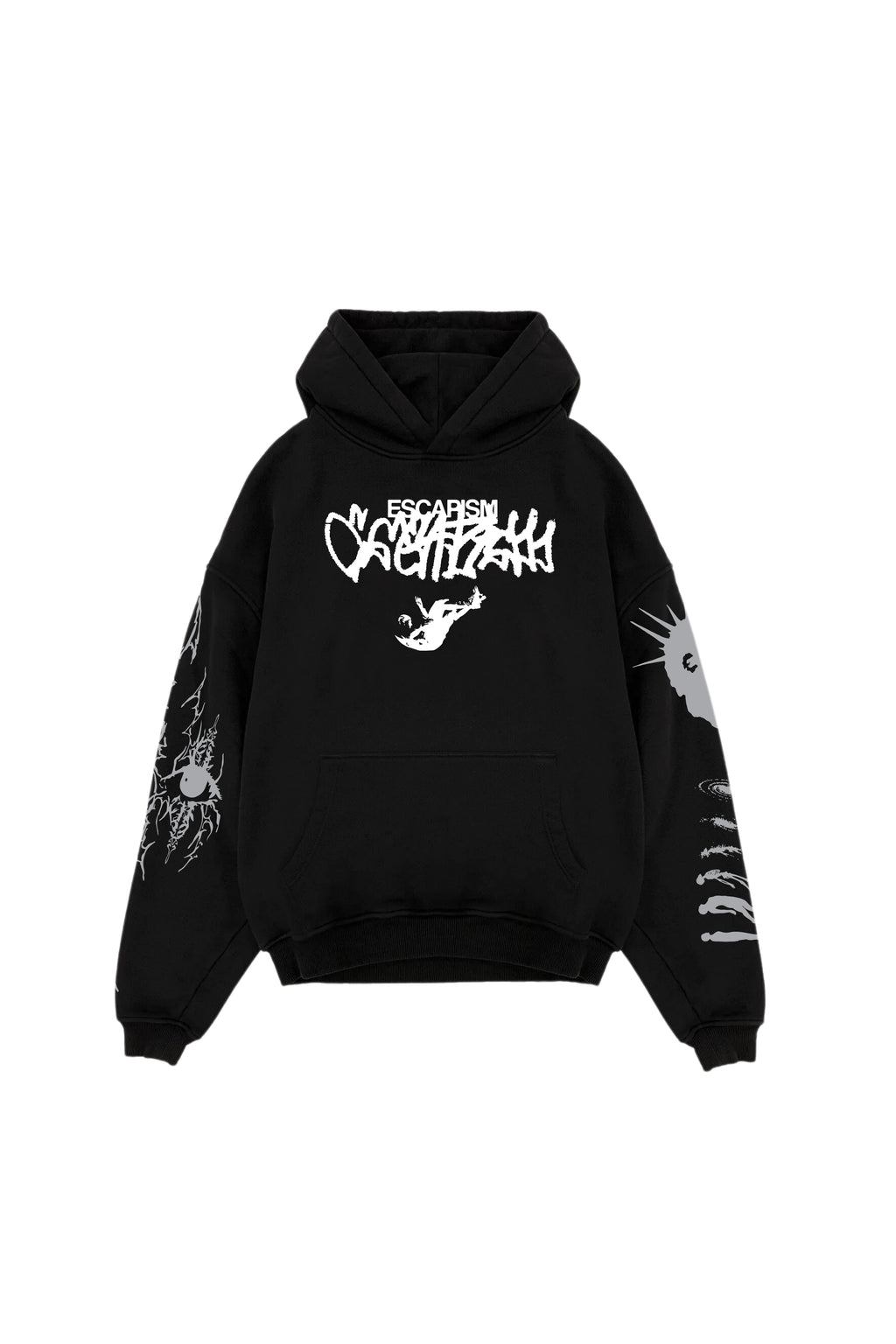 Nightmare Designed Oversized Hoodie