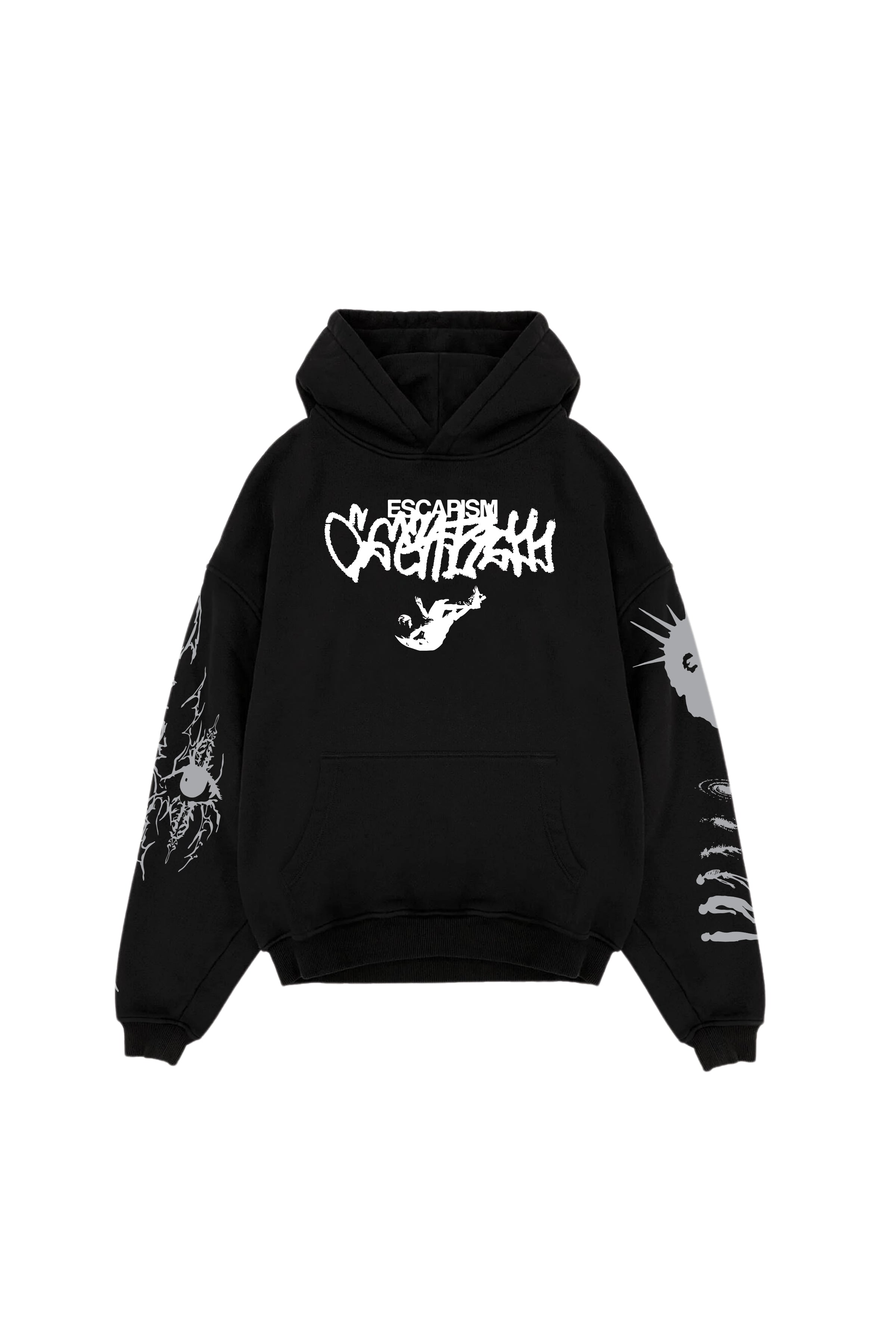 Nightmare Designed Oversized Hoodie