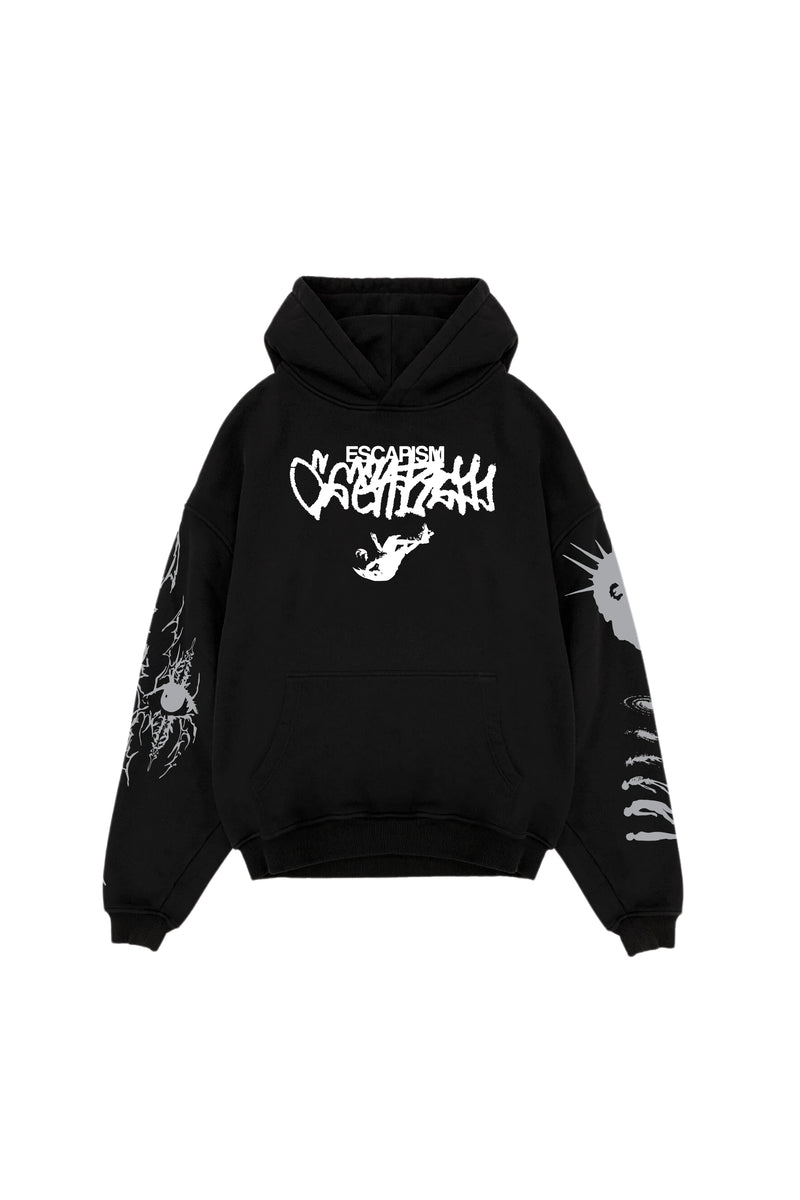 Nightmare Designed Oversized Hoodie