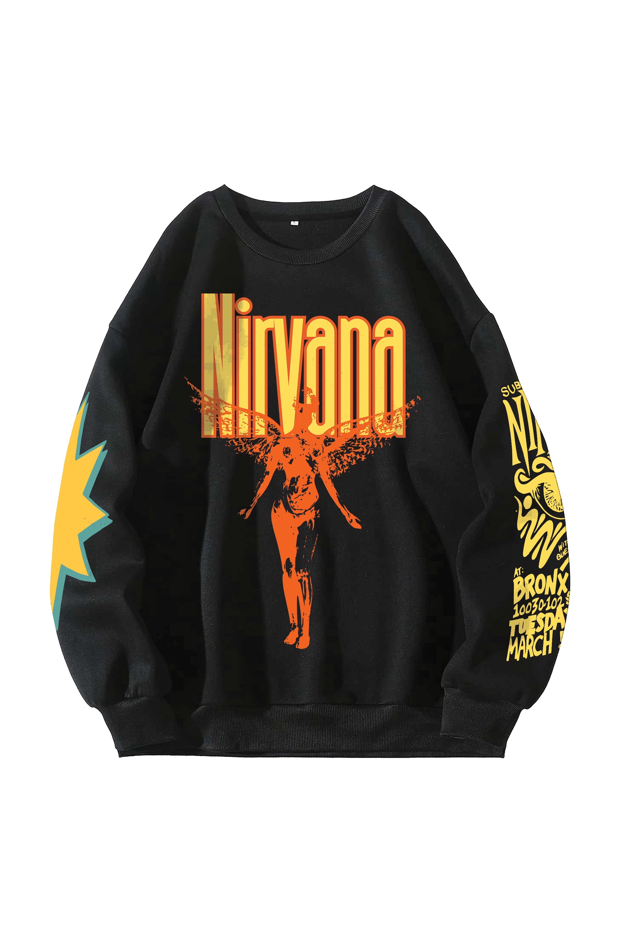 Nirvana Designed Oversized Sweatshirt