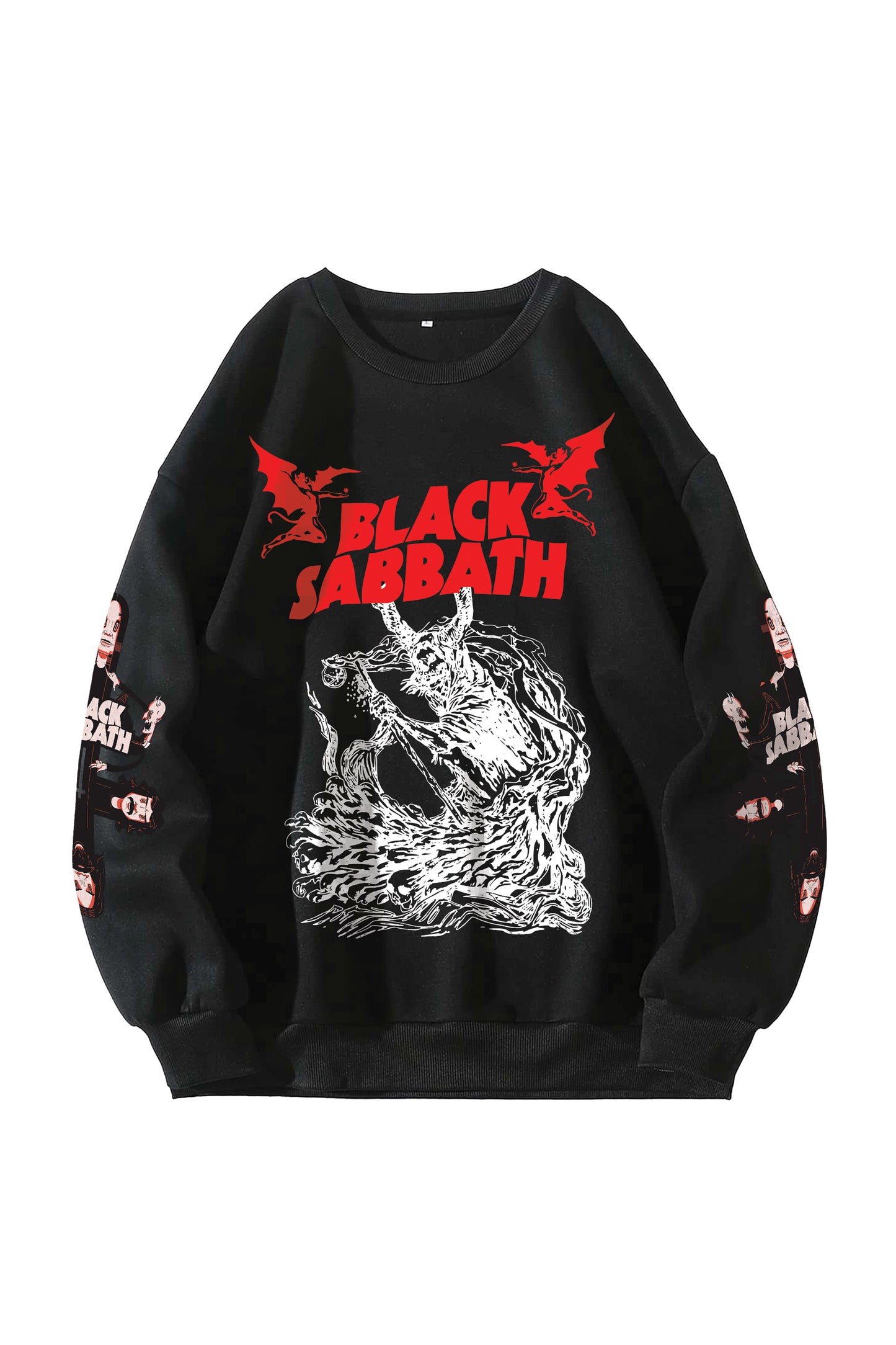 Black Sabbath Designed Oversized Sweatshirt