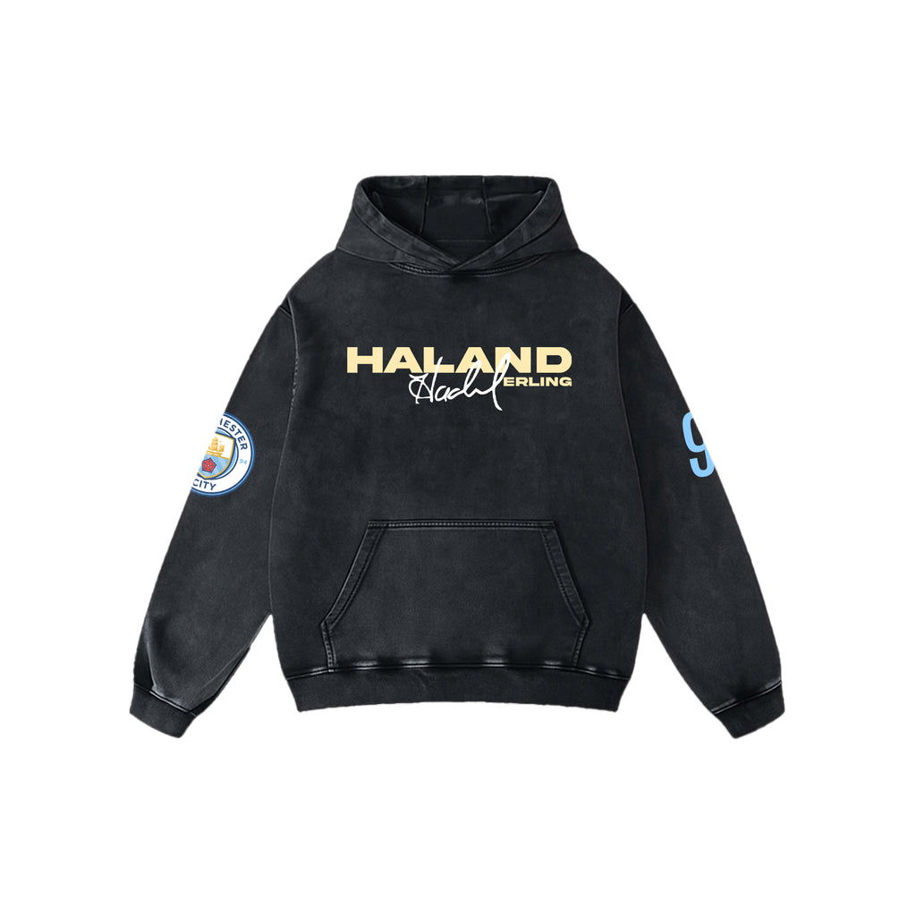 HALAND ACID WASH OVERSIZED HOODIE