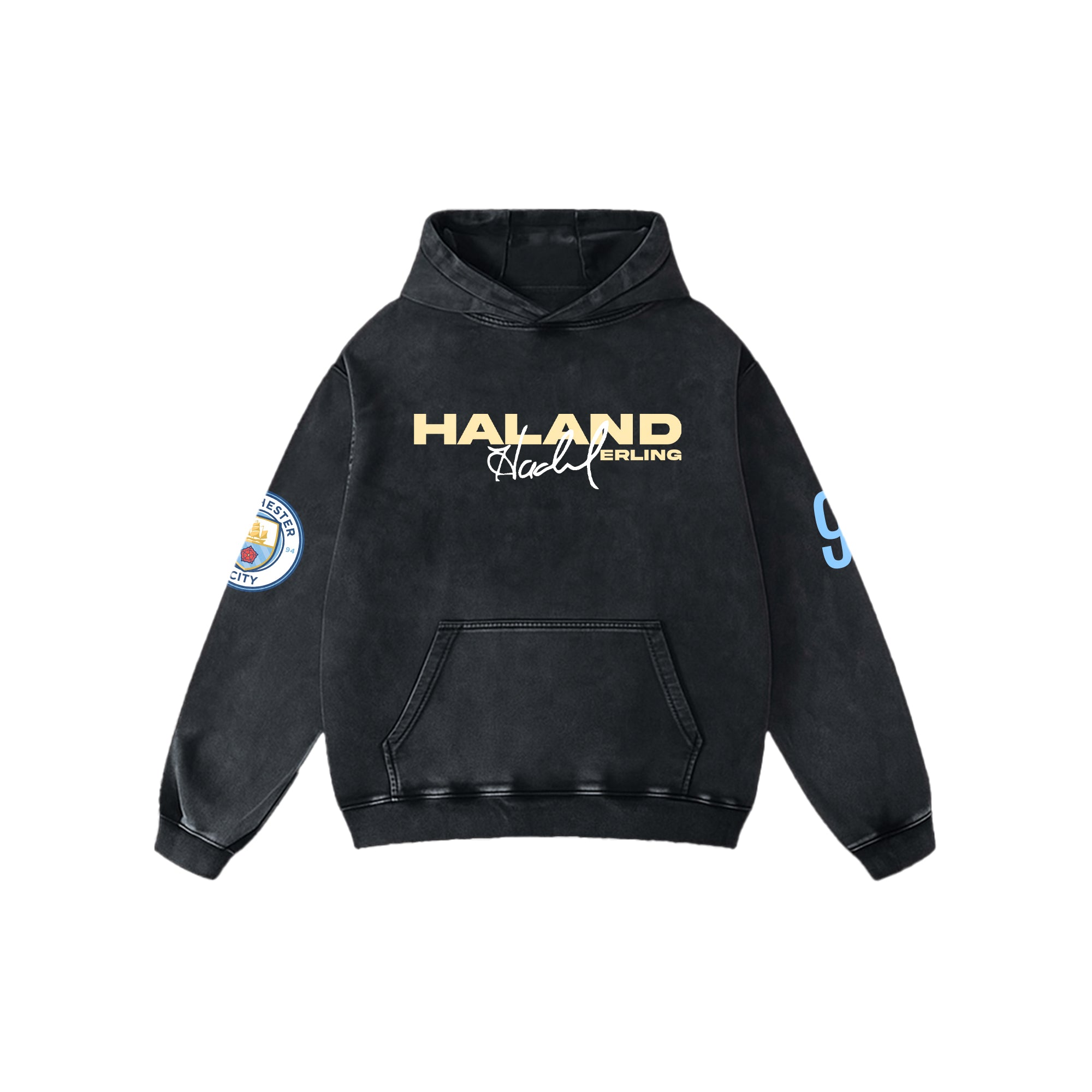 HALAND ACID WASH OVERSIZED HOODIE