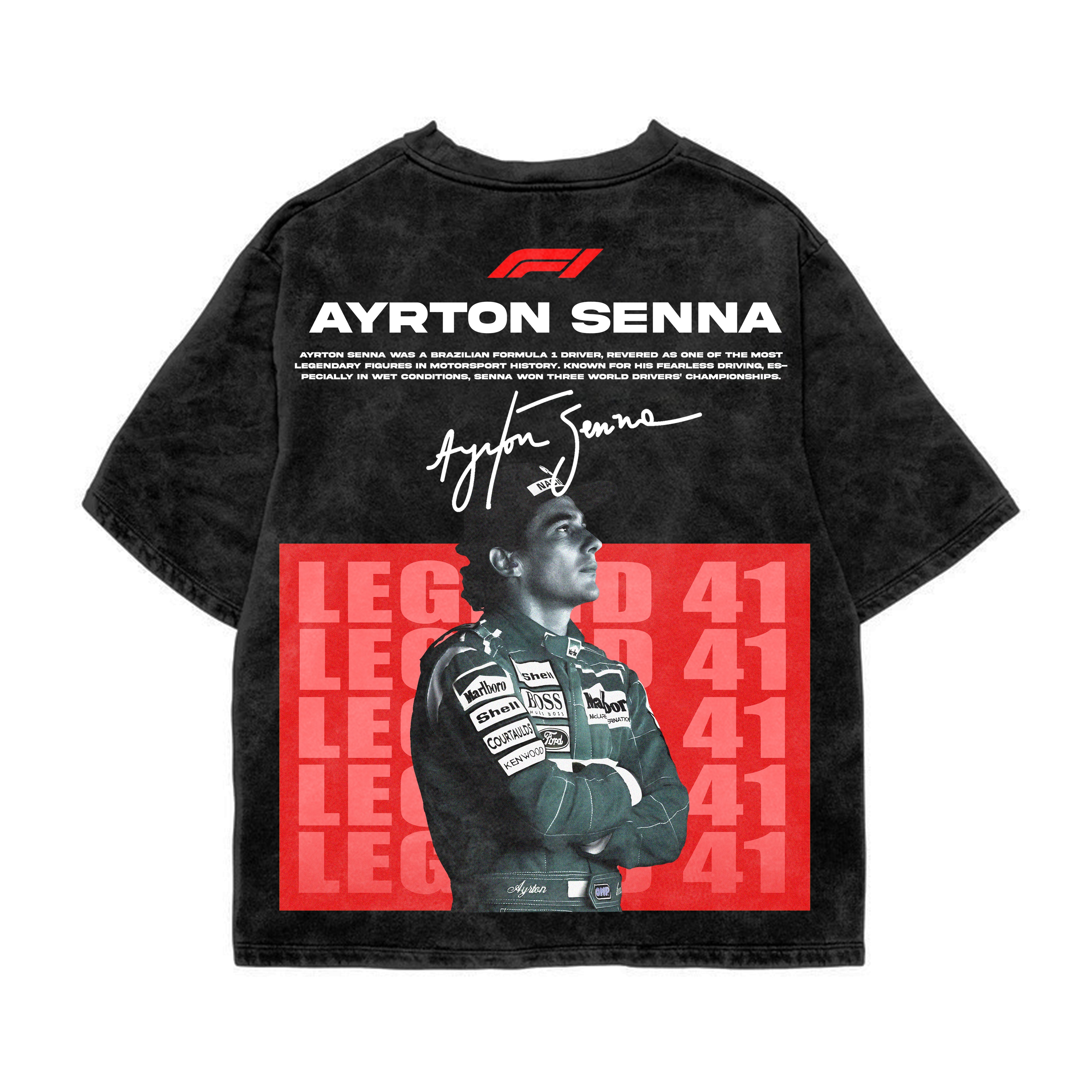Senna Acid Wash Oversized Tee