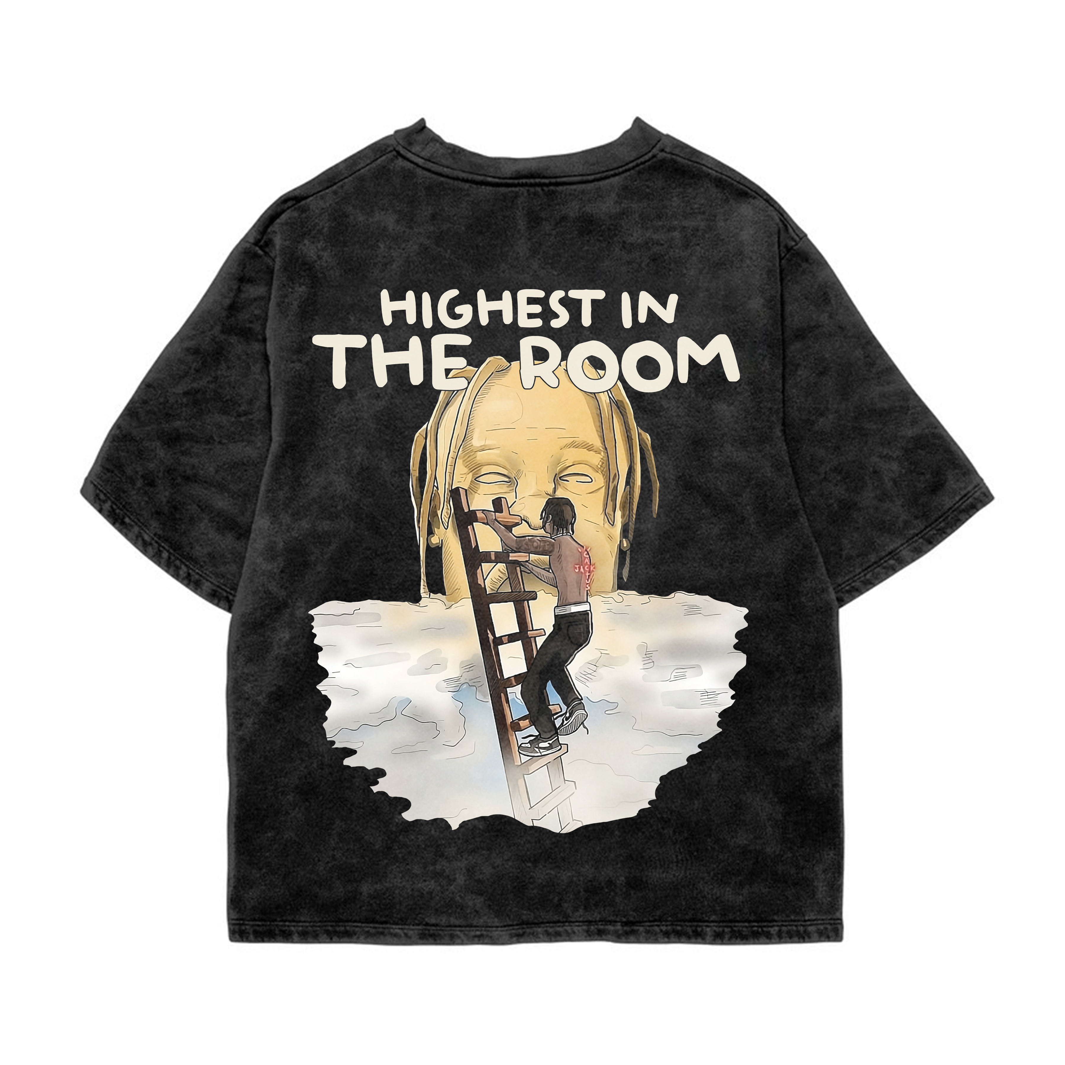 Astroworld Acid Wash Oversized Tee