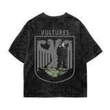 Vultures Acid Wash Oversized Tee