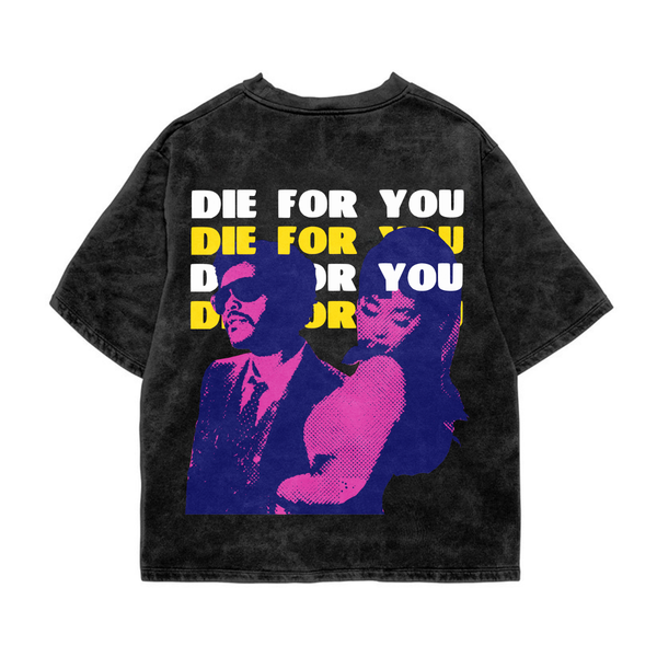 Starboy Acid Wash Oversized Tee