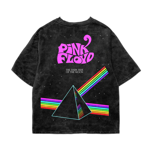 Pink Floyd Acid Wash Oversized Tee