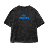 Hurry Up Tomorrow Acid Wash Oversized Tee