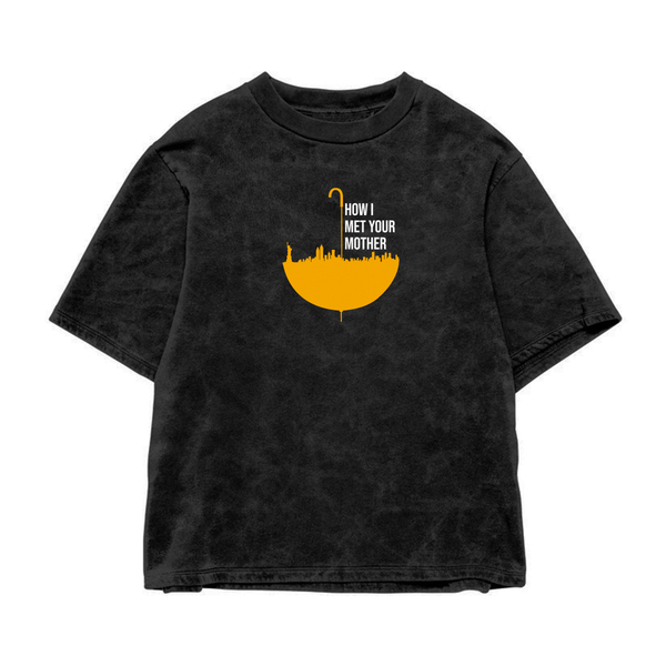 HIMYM Acid Wash Oversized Tee