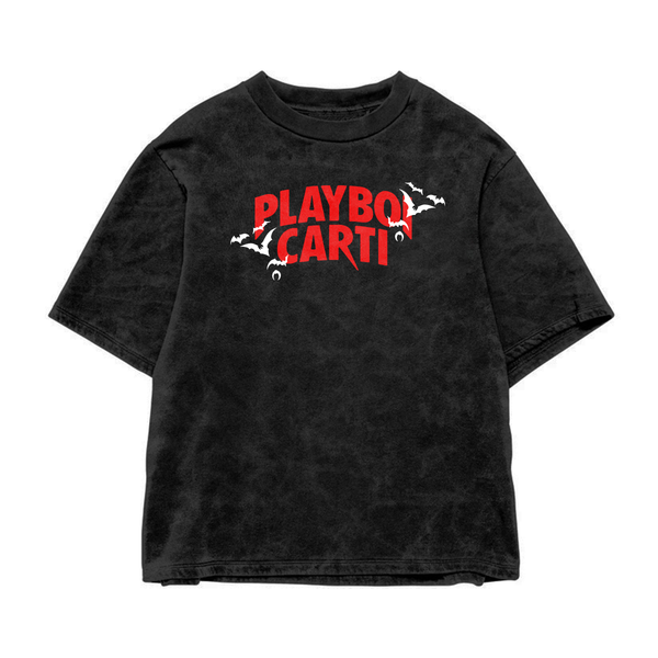 Vamp Carti Acid Wash Oversized Tee