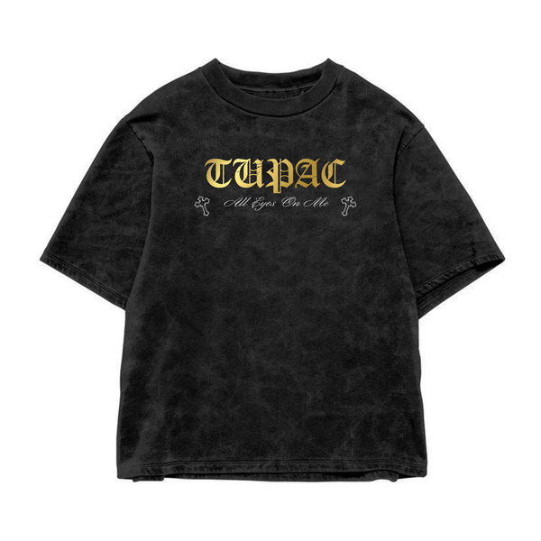Thug Life Acid Wash Oversized Tee