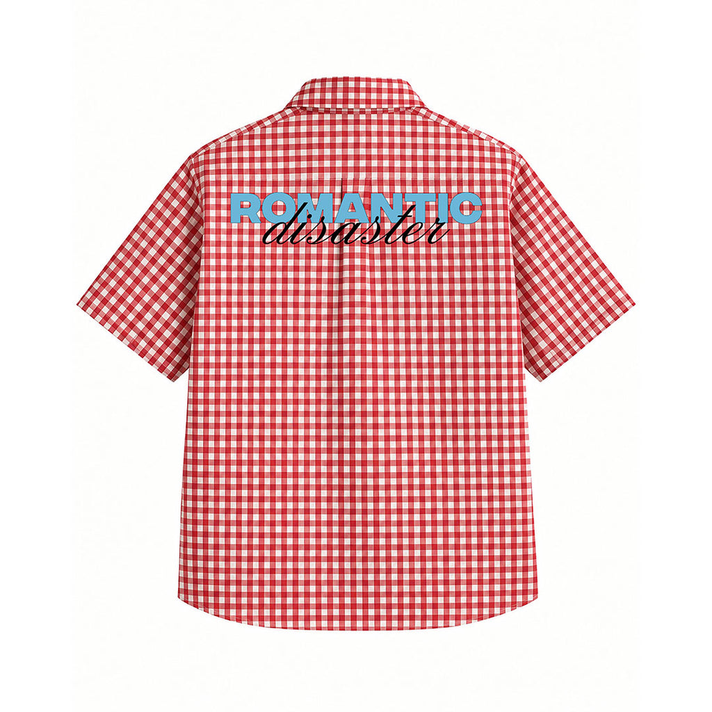 Romantic Disaster Red Picnic Oxford Shirt