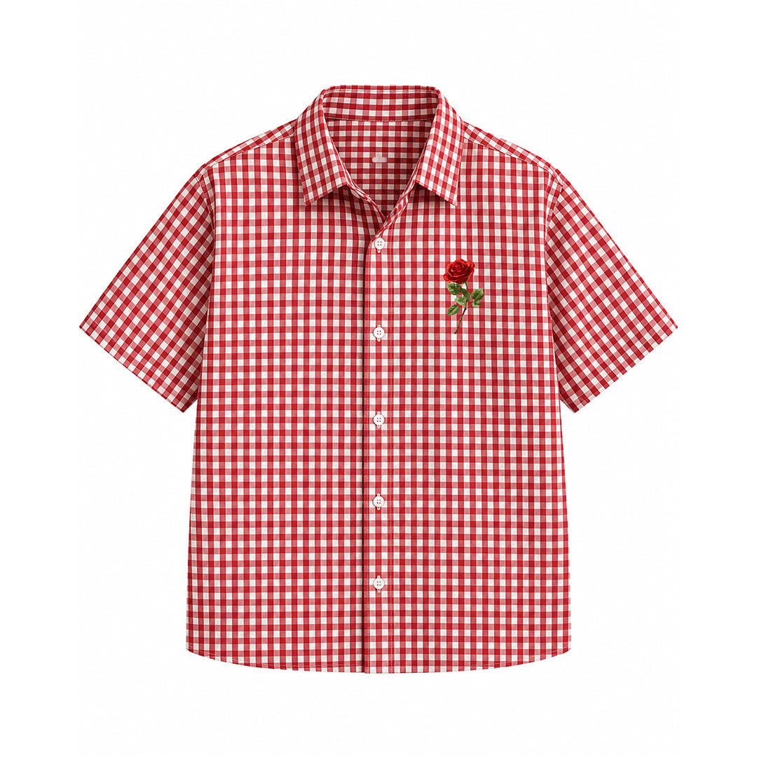 Romantic Disaster Red Picnic Oxford Shirt