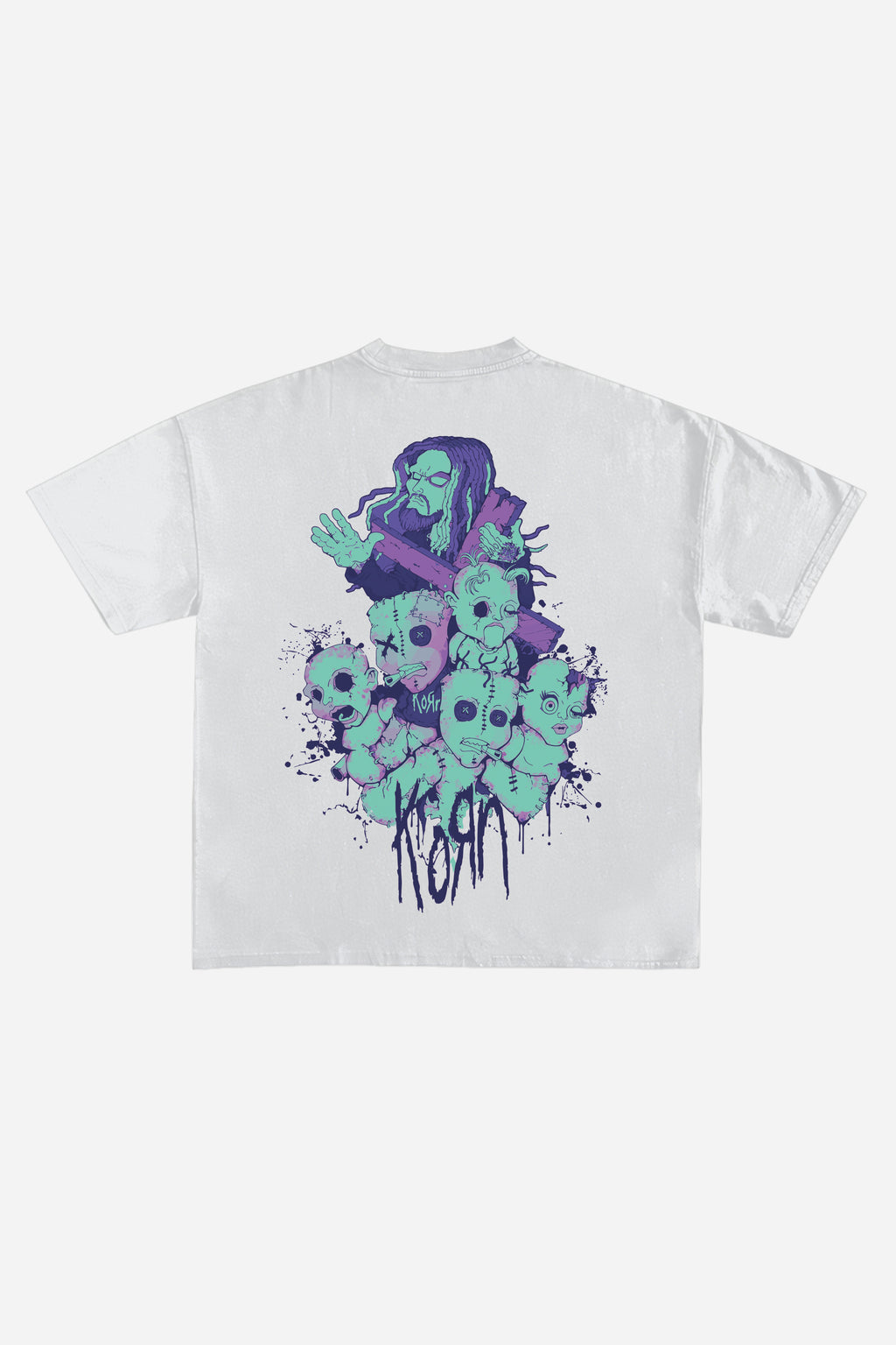 Korn Designed Oversized T-shirt