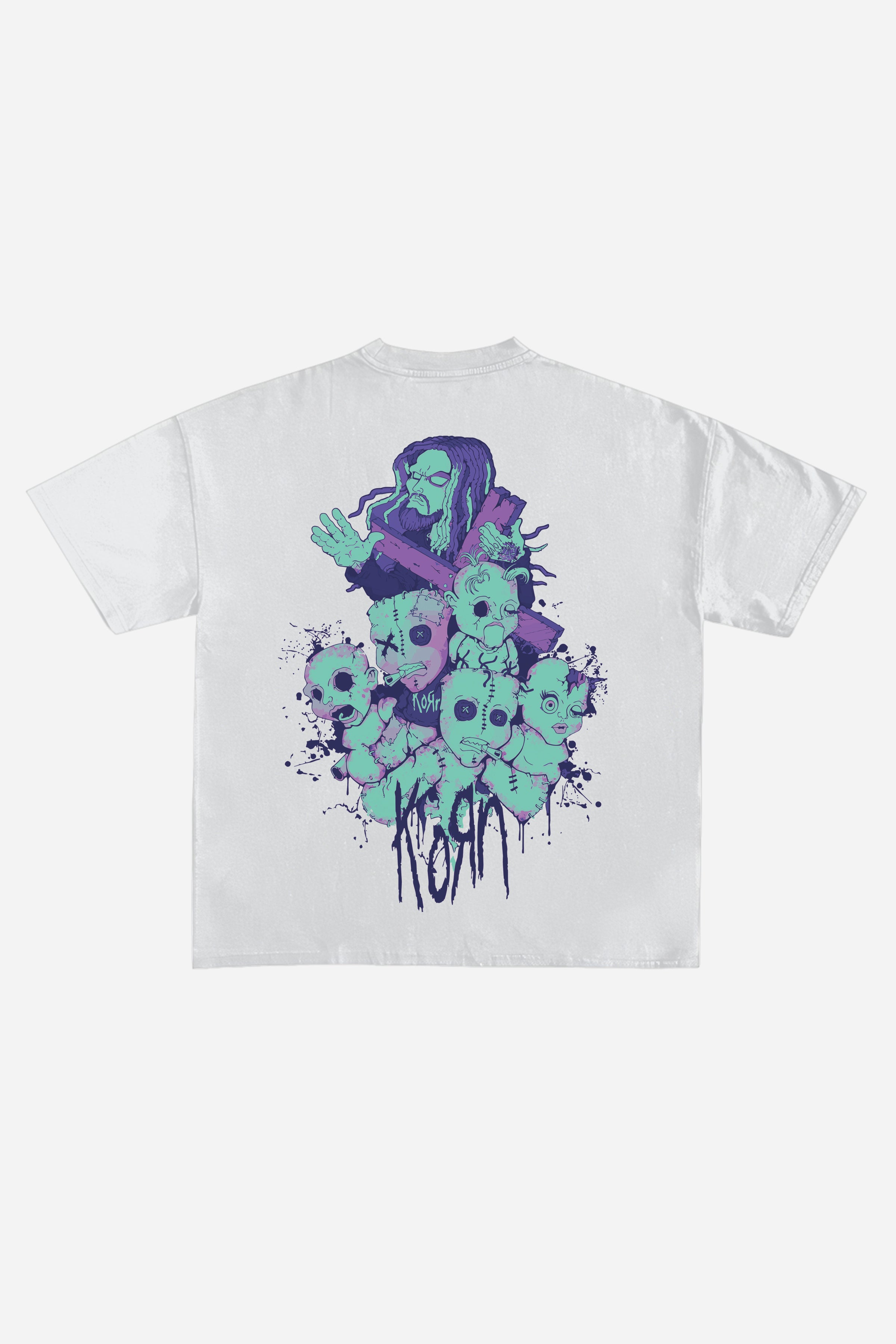 Korn Designed Oversized T-shirt