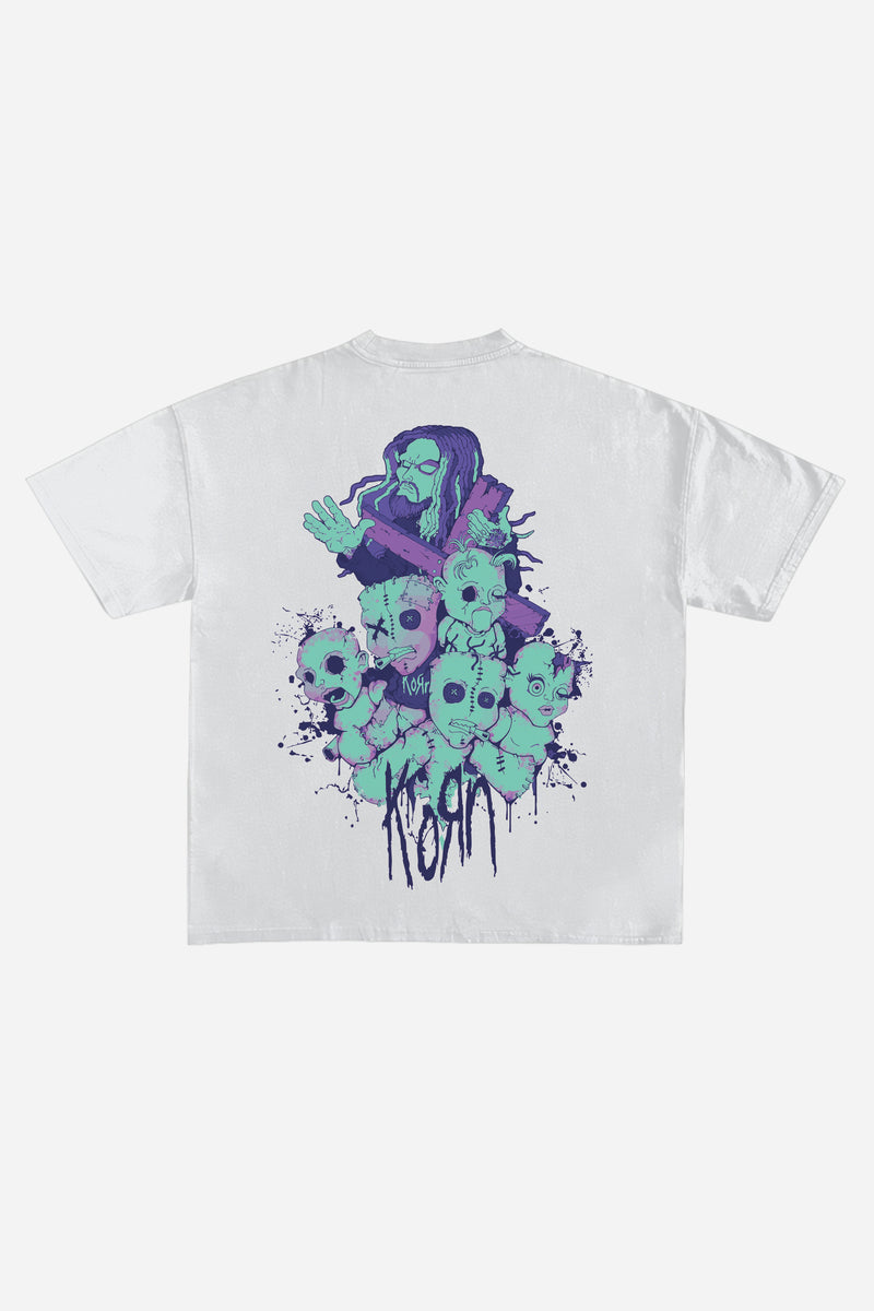 Korn Designed Oversized T-shirt