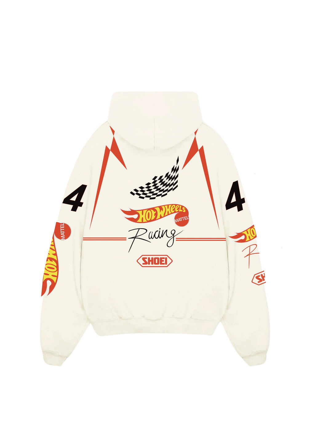Hotwheels Designed Oversized Hoodie