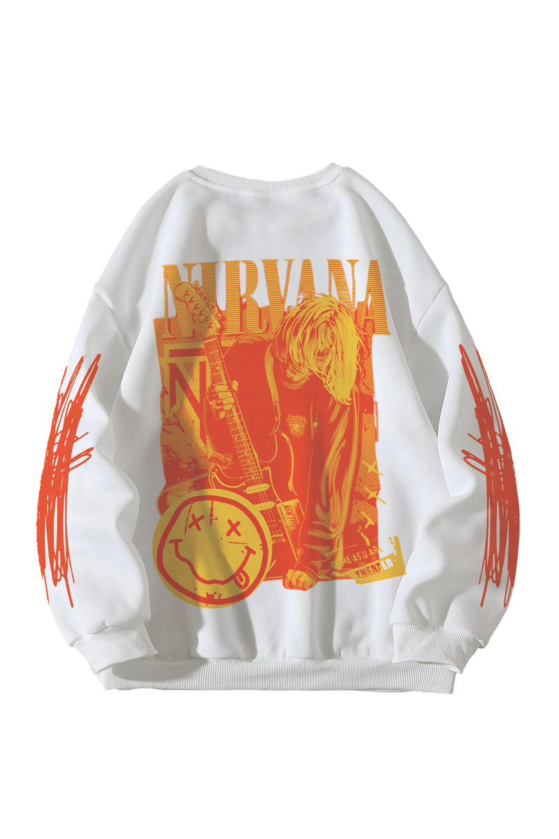 Nirvana Designed Oversized Sweatshirt