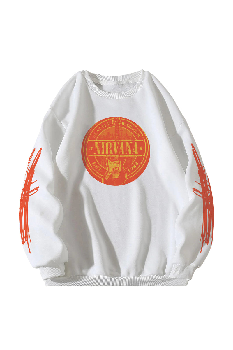 Nirvana Designed Oversized Sweatshirt